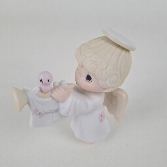 Precious Moments 520268 Rejoice O Earth Add To Mini Nativity Porcelain Figure - Picture 3 of 6